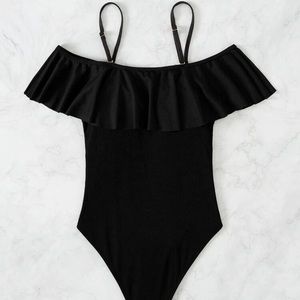 Black One piece Bathing Suit